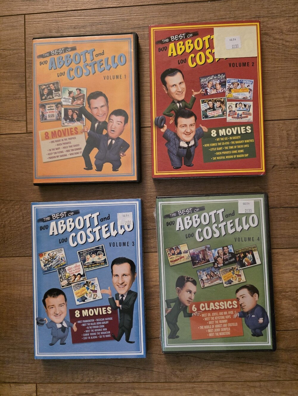 The Best of Abbott and Costello - Assorted Color DVD Box Set